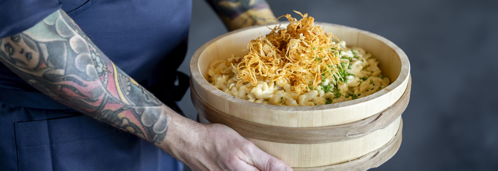 Käsknöpfle in der Fuchsegg Eco Lodge