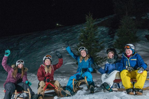 Nachtrodeln, Damüls