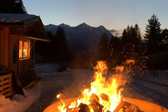 Ausklang an der Feuerschale, Rahmenprogramm Bobfahren Ausklang an der Feuerschale, Rahmenprogramm Bobfahren