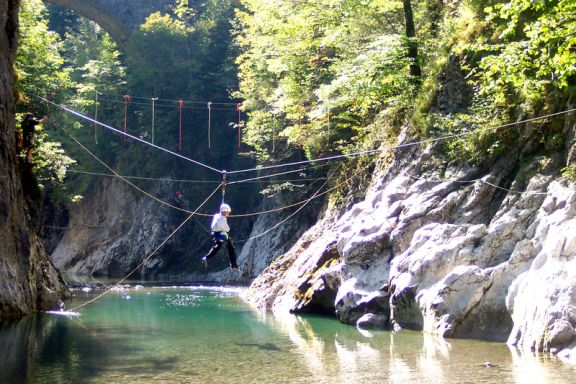 Rahmenprogramm Hochseilgarten