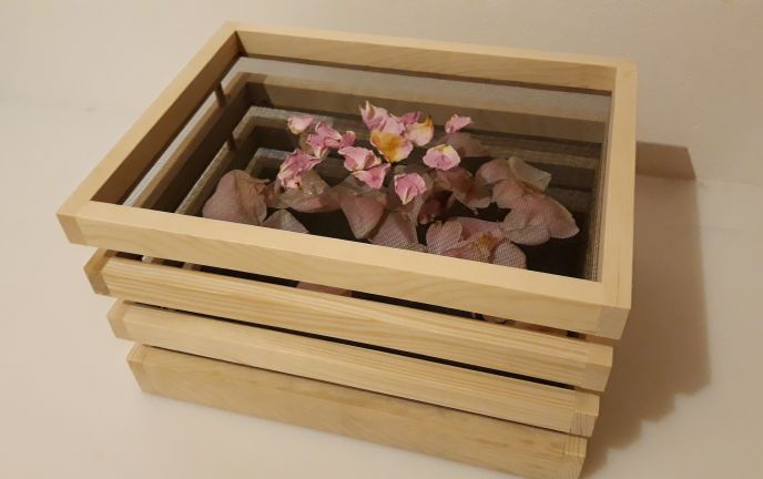 Teamworkshop Kräutertrockner aus Holz Teamworkshop Kräutertrockner aus Holz