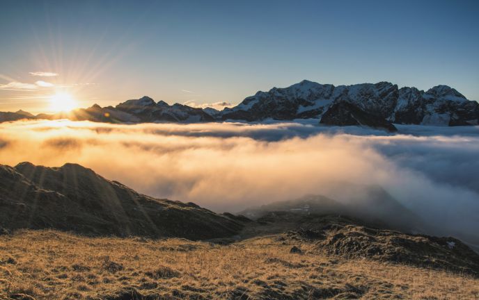 Sonnenaufgangswanderung zur Hochkünzelspitze Sonnenaufgangswanderung zur Hochkünzelspitze