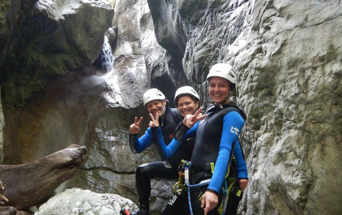 Canyoning, Rahmenprogramm für Firmenevents Canyoning, Rahmenprogramm für Firmenevents