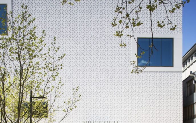 Architektur Fassade vorarlberg museum, Bregenz Architektur Fassade vorarlberg museum, Bregenz