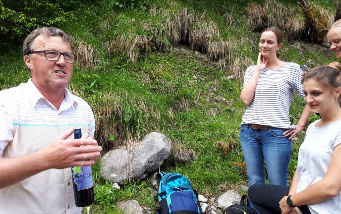 Zwischenstopp Genusswanderung Kleinwalsertal Zwischenstopp Genusswanderung Kleinwalsertal