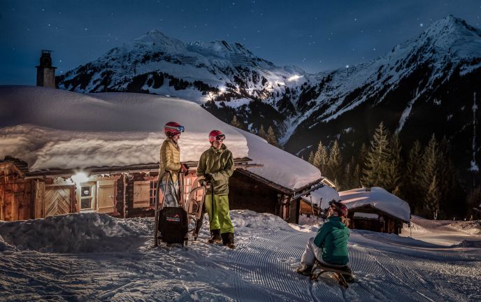 Nachtrodeln Silvretta Montafon