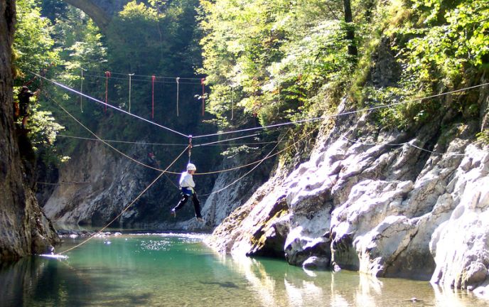 Rahmenprogramm Hochseilgarten