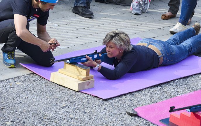 Team-Building Vorarlberg, Biathlon im Sommer Team-Building Vorarlberg, Biathlon im Sommer