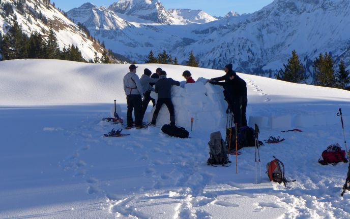 Incentive Iglu bauen