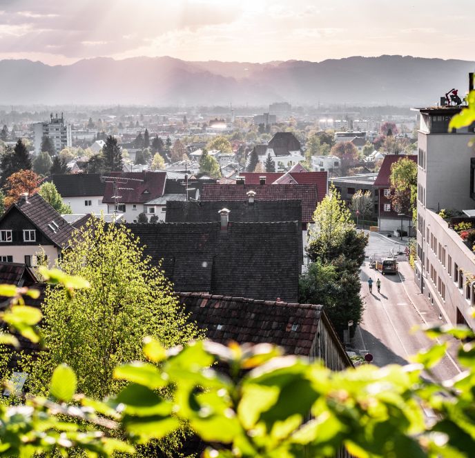 Blick auf Dornbirn Blick auf Dornbirn