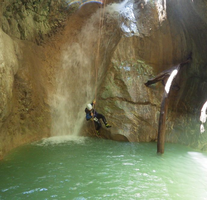 Canyoning in der Schlucht, Teambuilding Event Canyoning in der Schlucht, Teambuilding Event