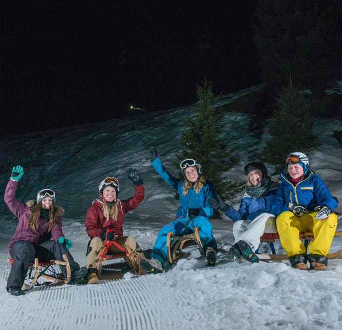 Nachtrodeln, Damüls Nachtrodeln, Damüls