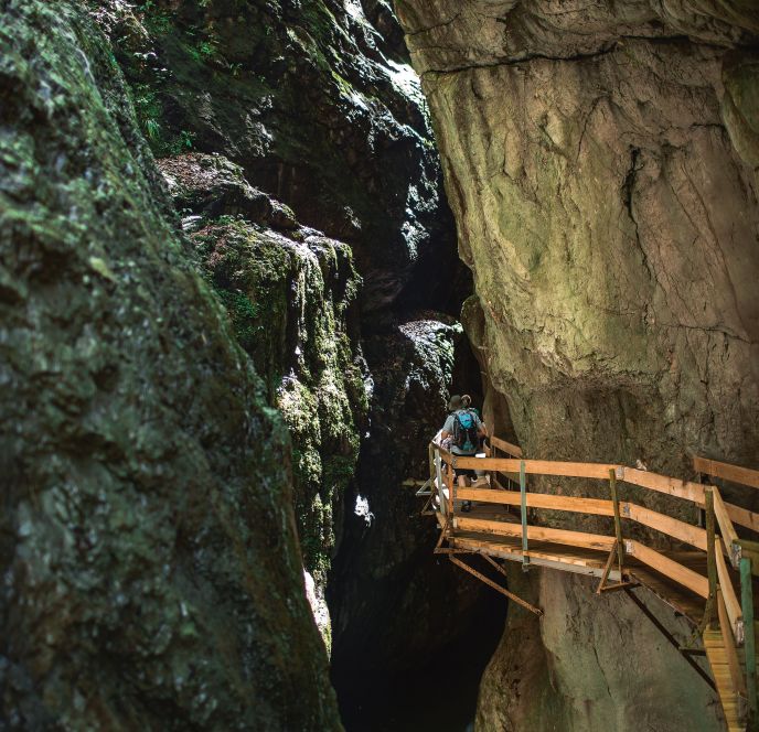 Führung in der Rappenlochschlucht in Dornbirn Führung in der Rappenlochschlucht in Dornbirn