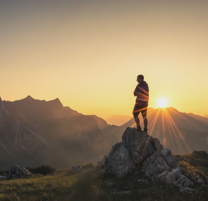 Sonnenaufgangswanderung Heiterberg und Gamsfuß Sonnenaufgangswanderung Heiterberg und Gamsfuß