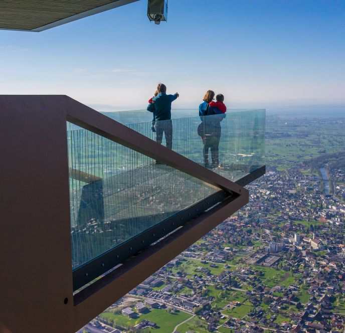 Ausblick von der Karren Kante in Dornbirn Ausblick von der Karren Kante in Dornbirn