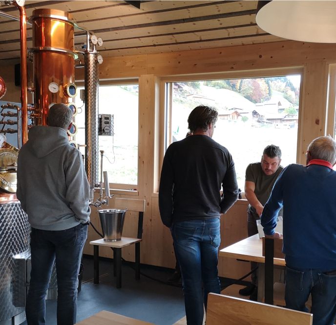 Edelbrandverkostung im Verners' 2020, Bartholomäberg Edelbrandverkostung im Verners' 2020, Bartholomäberg