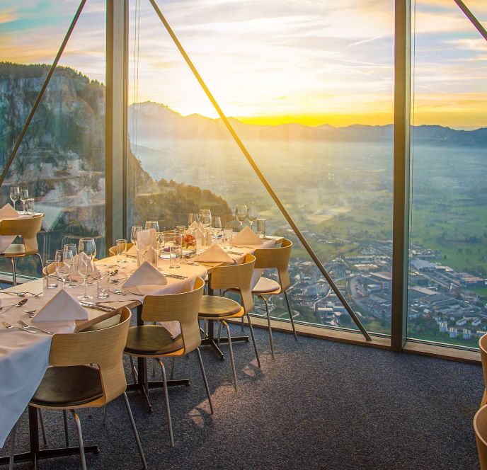 Panorama, Das Restaurant am Karren, Bergstation Karren Panorama, Das Restaurant am Karren, Bergstation Karren